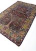aalam blue wool hand knotted Rug - FoldShot aalam blue wool hand knotted Rug - FoldShot