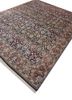 aalam blue wool hand knotted Rug - FoldShot aalam blue wool hand knotted Rug - FoldShot