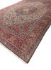 aalam blue wool hand knotted Rug - FoldShot aalam blue wool hand knotted Rug - FoldShot