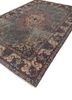 aalam blue wool hand knotted Rug - FoldShot aalam blue wool hand knotted Rug - FoldShot