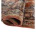 gulmarg red and orange silk hand knotted Rug - FoldShot gulmarg red and orange silk hand knotted Rug - FoldShot