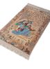 aalam gold wool hand knotted Rug - FoldShot