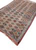 nayaab pink and purple wool flat weaves Rug - FoldShot nayaab pink and purple wool flat weaves Rug - FoldShot