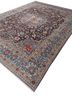 aalam blue wool hand knotted Rug - FoldShot