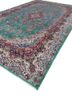 aalam red and orange wool hand knotted Rug - FoldShot