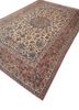 aalam red and orange wool hand knotted Rug - FoldShot aalam red and orange wool hand knotted Rug - FoldShot