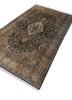 gulmarg blue silk hand knotted Rug - FoldShot gulmarg blue silk hand knotted Rug - FoldShot