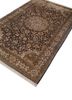 gulmarg blue silk hand knotted Rug - FoldShot gulmarg blue silk hand knotted Rug - FoldShot