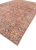 aalam red and orange wool hand knotted Rug - FoldShot aalam red and orange wool hand knotted Rug - FoldShot
