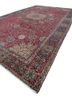 aalam red and orange wool hand knotted Rug - FoldShot aalam red and orange wool hand knotted Rug - FoldShot