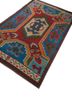 kiaan red and orange wool Rug - FoldShot kiaan red and orange wool Rug - FoldShot