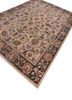 aalam beige and brown wool hand knotted Rug - FoldShot