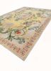 aalam gold wool hand knotted Rug - FoldShot aalam gold wool hand knotted Rug - FoldShot
