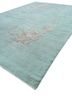 aalam blue wool hand knotted Rug - FoldShot aalam blue wool hand knotted Rug - FoldShot