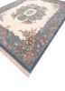 aalam ivory wool hand knotted Rug - FoldShot aalam ivory wool hand knotted Rug - FoldShot