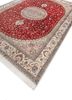 gulmarg red and orange silk hand knotted Rug - FoldShot