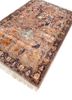 aalam red and orange wool hand knotted Rug - FoldShot