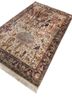 aalam blue wool hand knotted Rug - FoldShot aalam blue wool hand knotted Rug - FoldShot