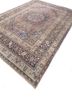 aalam blue wool hand knotted Rug - FoldShot aalam blue wool hand knotted Rug - FoldShot