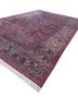 aalam blue wool hand knotted Rug - FoldShot