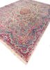 aalam pink and purple wool hand knotted Rug - FoldShot aalam pink and purple wool hand knotted Rug - FoldShot