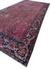 aalam pink and purple wool hand knotted Rug - FoldShot aalam pink and purple wool hand knotted Rug - FoldShot