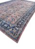aalam blue wool hand knotted Rug - FoldShot aalam blue wool hand knotted Rug - FoldShot