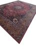 aalam blue wool hand knotted Rug - FoldShot aalam blue wool hand knotted Rug - FoldShot