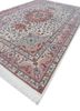 aalam pink and purple wool and silk hand knotted Rug - FoldShot
