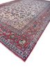 aalam red and orange wool hand knotted Rug - FoldShot aalam red and orange wool hand knotted Rug - FoldShot