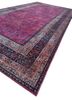 aalam blue wool hand knotted Rug - FoldShot aalam blue wool hand knotted Rug - FoldShot
