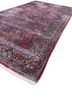 aalam red and orange wool hand knotted Rug - FoldShot aalam red and orange wool hand knotted Rug - FoldShot