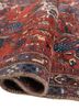 vintage red and orange wool hand knotted Rug - FoldShot vintage red and orange wool hand knotted Rug - FoldShot