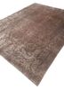 aalam beige and brown wool and silk hand knotted Rug - FoldShot aalam beige and brown wool and silk hand knotted Rug - FoldShot