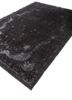 azalea grey and black wool and silk hand knotted Rug - FoldShot azalea grey and black wool and silk hand knotted Rug - FoldShot