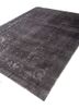 azalea grey and black wool and silk hand knotted Rug - FoldShot azalea grey and black wool and silk hand knotted Rug - FoldShot
