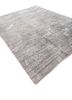azalea grey and black wool and silk hand knotted Rug - FoldShot azalea grey and black wool and silk hand knotted Rug - FoldShot