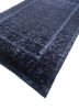 aalam blue wool and silk hand knotted Rug - FoldShot aalam blue wool and silk hand knotted Rug - FoldShot