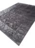 azalea grey and black wool and silk hand knotted Rug - FoldShot azalea grey and black wool and silk hand knotted Rug - FoldShot