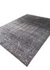azalea grey and black wool and silk hand knotted Rug - FoldShot azalea grey and black wool and silk hand knotted Rug - FoldShot