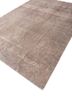 aalam beige and brown wool and silk hand knotted Rug - FoldShot