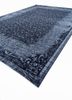 aurora grey and black wool and silk hand knotted Rug - FoldShot aurora grey and black wool and silk hand knotted Rug - FoldShot