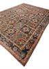aalam blue wool hand knotted Rug - FoldShot aalam blue wool hand knotted Rug - FoldShot