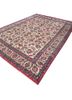 aalam blue wool hand knotted Rug - FoldShot