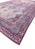 aalam blue wool hand knotted Rug - FoldShot aalam blue wool hand knotted Rug - FoldShot
