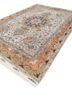 aalam green wool and silk hand knotted Rug - FoldShot
