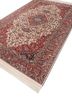 aalam blue wool hand knotted Rug - FoldShot aalam blue wool hand knotted Rug - FoldShot