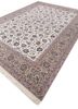 aalam blue wool and silk hand knotted Rug - FoldShot aalam blue wool and silk hand knotted Rug - FoldShot