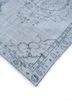 vintage blue wool hand knotted Rug - FoldShot