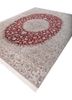 gulmarg red and orange silk hand knotted Rug - FoldShot gulmarg red and orange silk hand knotted Rug - FoldShot